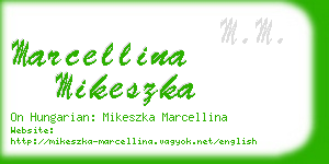 marcellina mikeszka business card